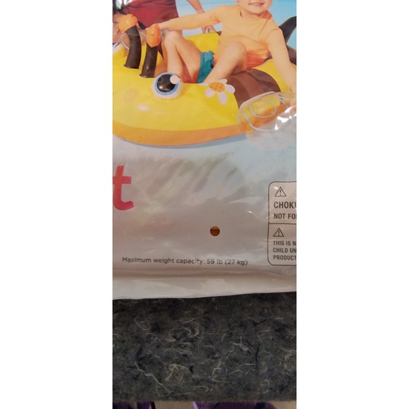 Intex Pool Float for Kiddles: Bubble Bee Pool Cruiser - Picture 4 of 6
